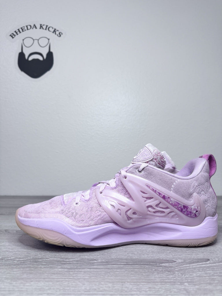 Size 15 - Nike KD15 NRG Low Aunt Pearl Pink Basketball Shoes DQ3851-600 Men