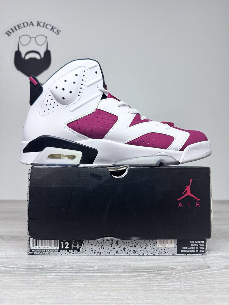 Size 12 - Air Jordan 6 Retro 2014 Carmine 384664-160 Preowned Authentic