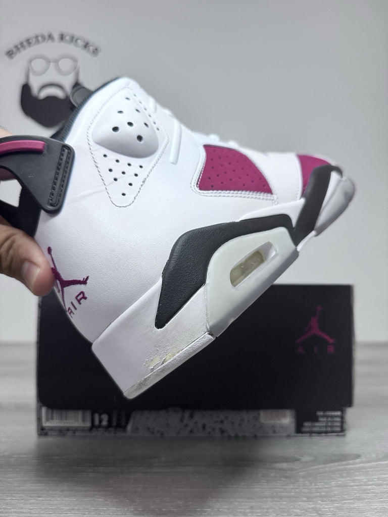 Size 12 - Air Jordan 6 Retro 2014 Carmine 384664-160 Preowned Authentic