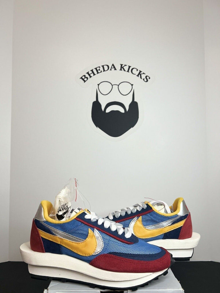 NEW Nike LD Waffle x Sacai Varsity Blue Multi Color 2019 BV0073-400 Size 4.5