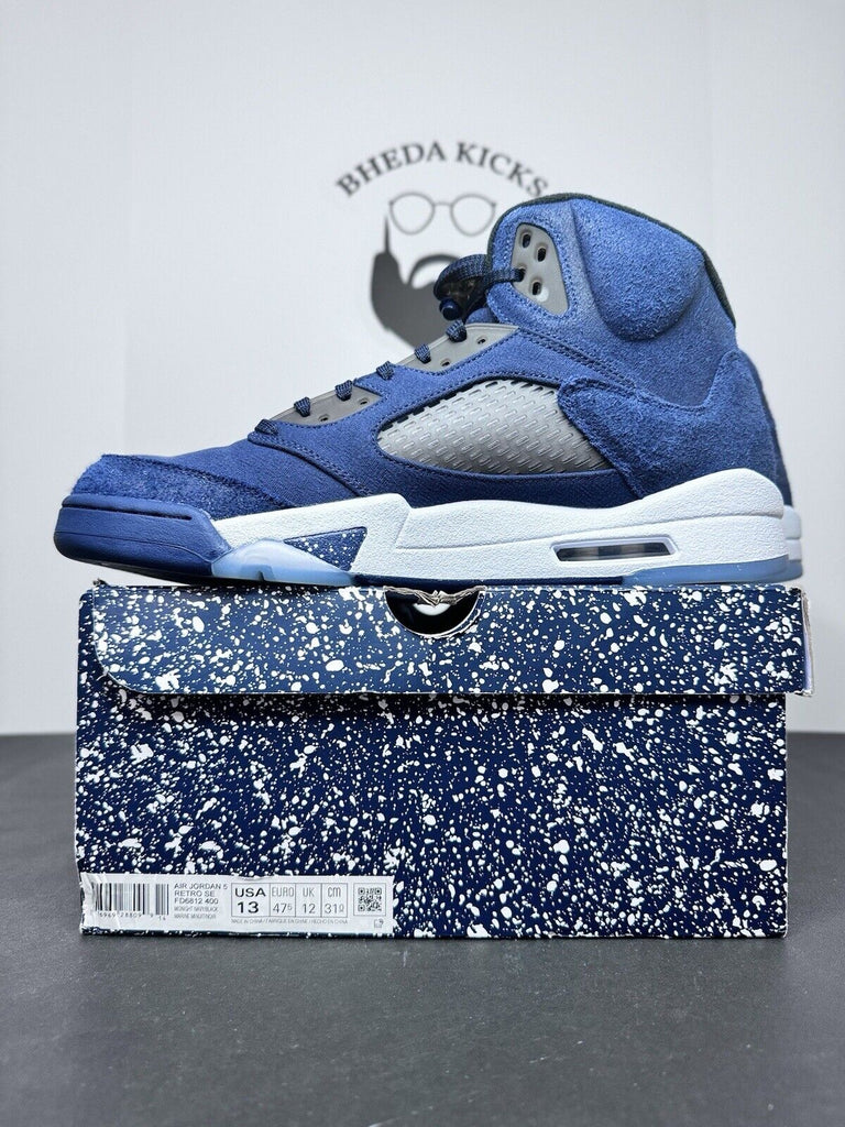 Nike Air Jordan 5 Retro SE Georgetown Midnight Navy 2023 FD6812-400 Size 13