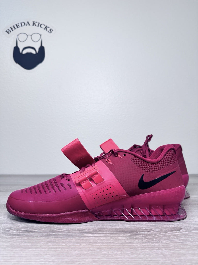 Size 15 - Nike Romaleos 3 Weightlifting CrossFit Shoe Siren Red 852933-601