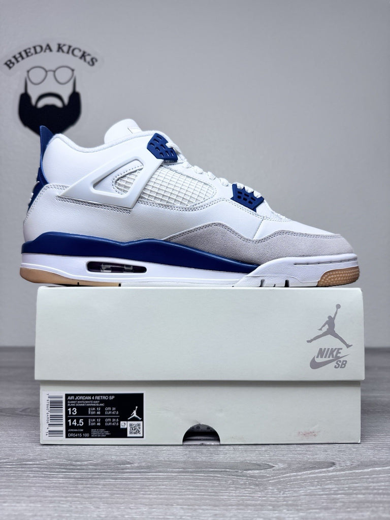 Size 13 - Nike SB x Air Jordan 4 Retro SP Navy DR5415-100 NEW DS