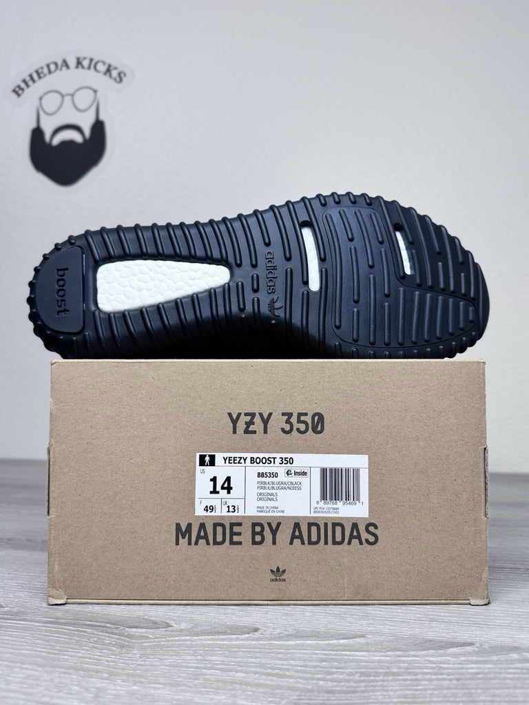 Size 14 - adidas Yeezy 350 Boost Pirate Black 2023 BB5350 Brand New