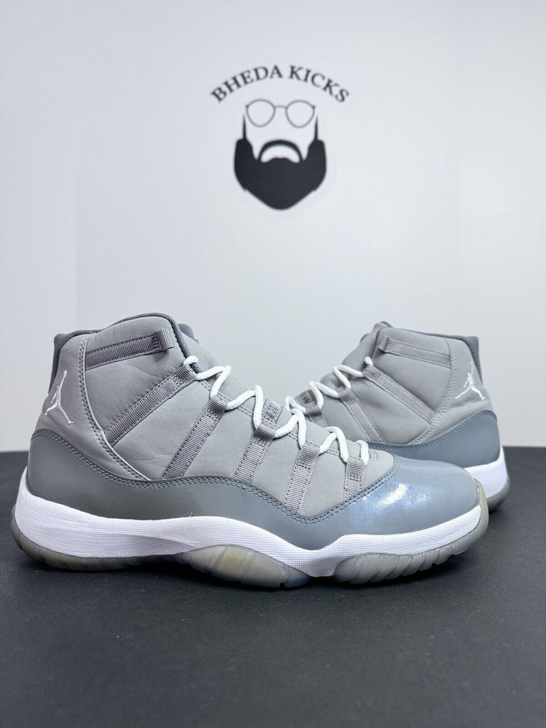 Nike Air Jordan 11 Retro XI Cool Grey 2010 Preowned 378037-001 Men’s Size 13