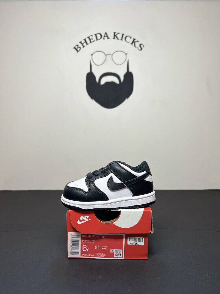 Nike dunk low panda ps/TD black/white CW1589-100/CW1588-100 Size 6c NEW DUNK