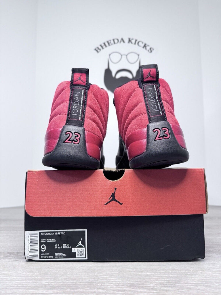 Size 9 - Jordan 12 Retro Reverse Flu Game 2020 Men's CT8013-602 Preowned