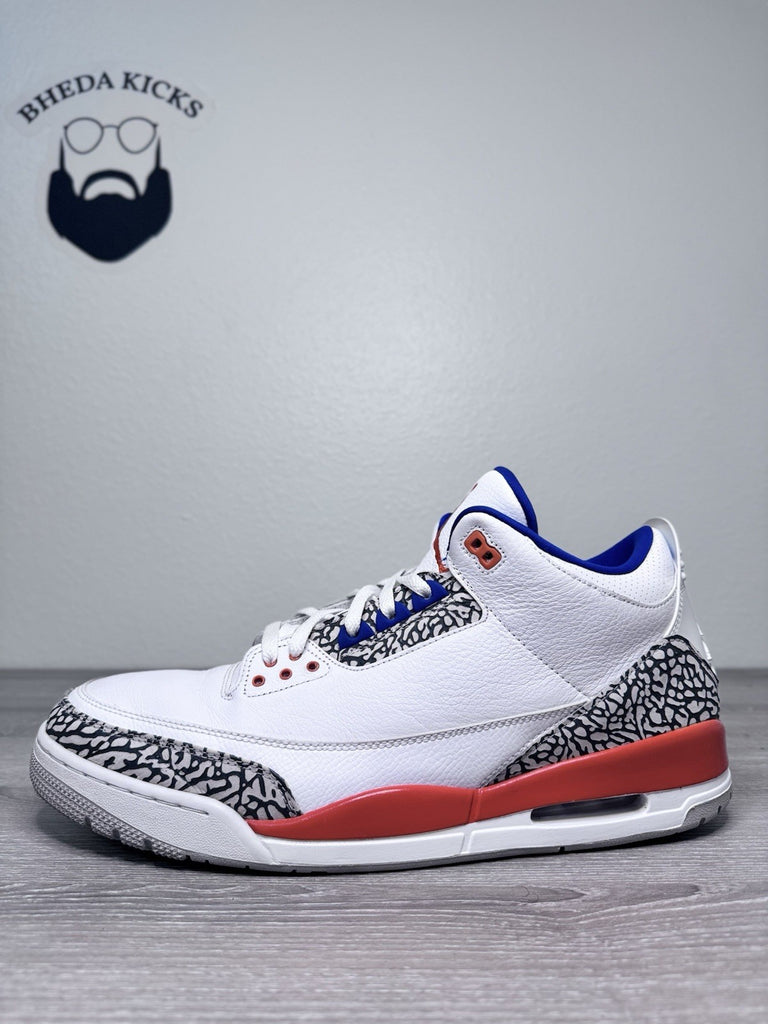 Size 16 - Air Jordan 3 Retro Knicks 136064-148 Preowned Authentic Rare