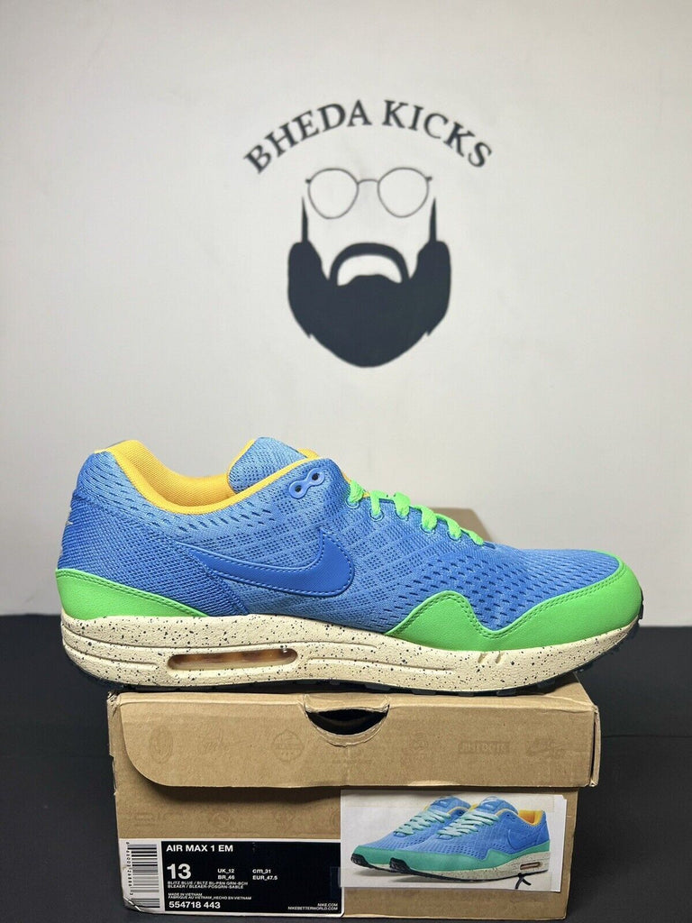 Nike Air Max 1 EM Beaches Of Rio 2013 13 Supreme DQM Vintage Retro Og Rare Clean