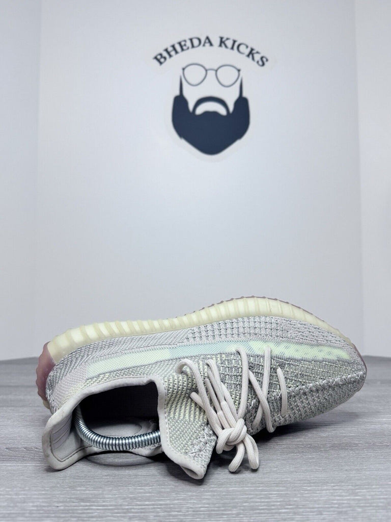 Size 9.5 - Yeezy Boost 350 V2 Citrin Non-Reflective Green Grey (FW3042)