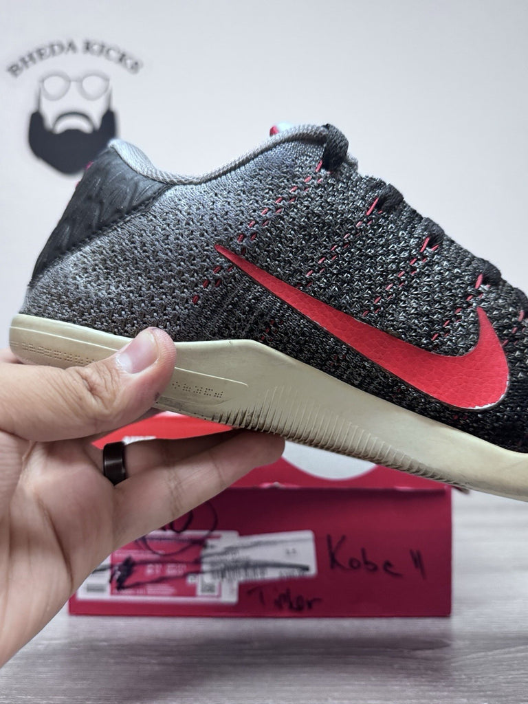 Size 10 - Nike Kobe XI 11 Elite Low Tinker Muse Red Sneakers 822675-060
