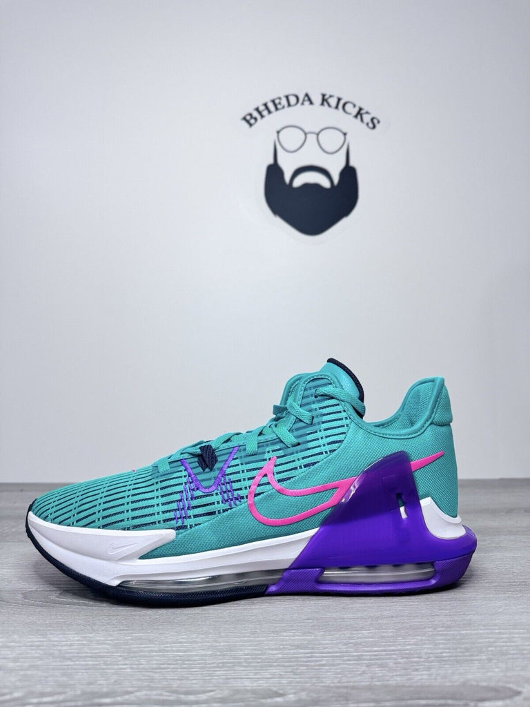 Size 13 - Nike Air Lebron Witness 6 Emerald Berry Basketball Sneaker CZ4052 300