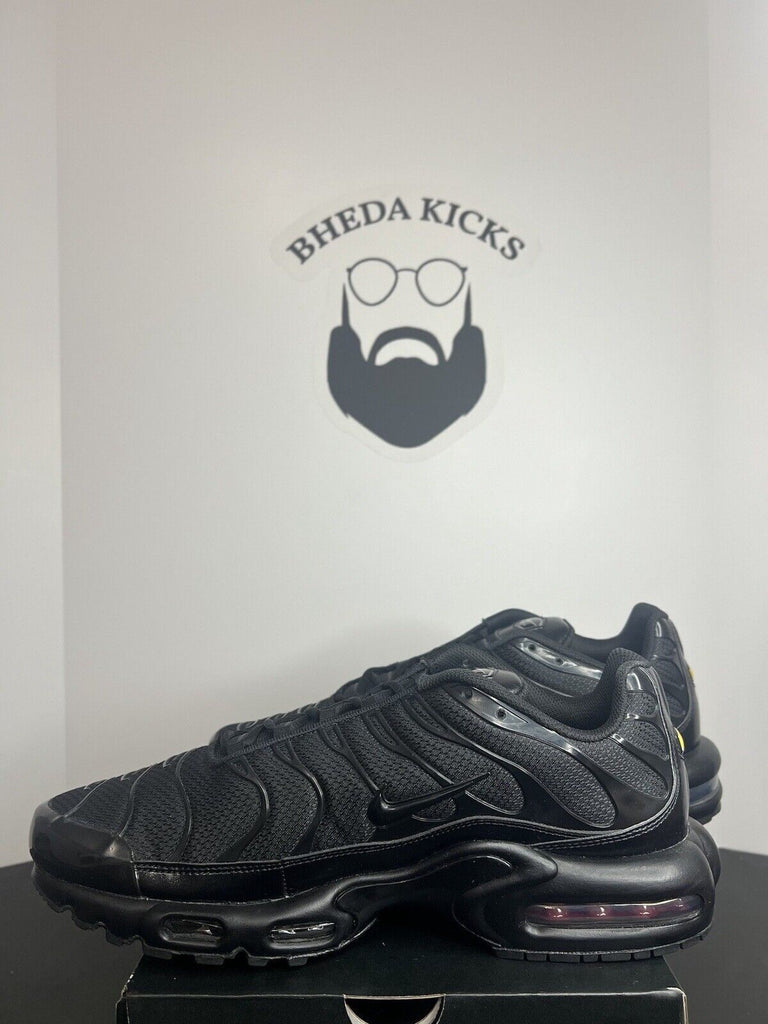 Nike Air Max Plus Low Triple Black 604133-050 Preowned Og Rare Men’s Size 13