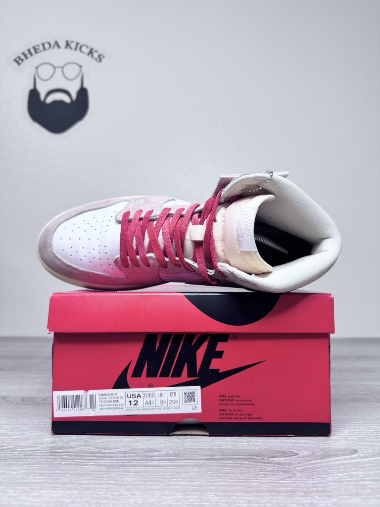 Size 12W/10.5M - Nike Air Jordan 1 Retro High OG Washed Pink FD2596-600