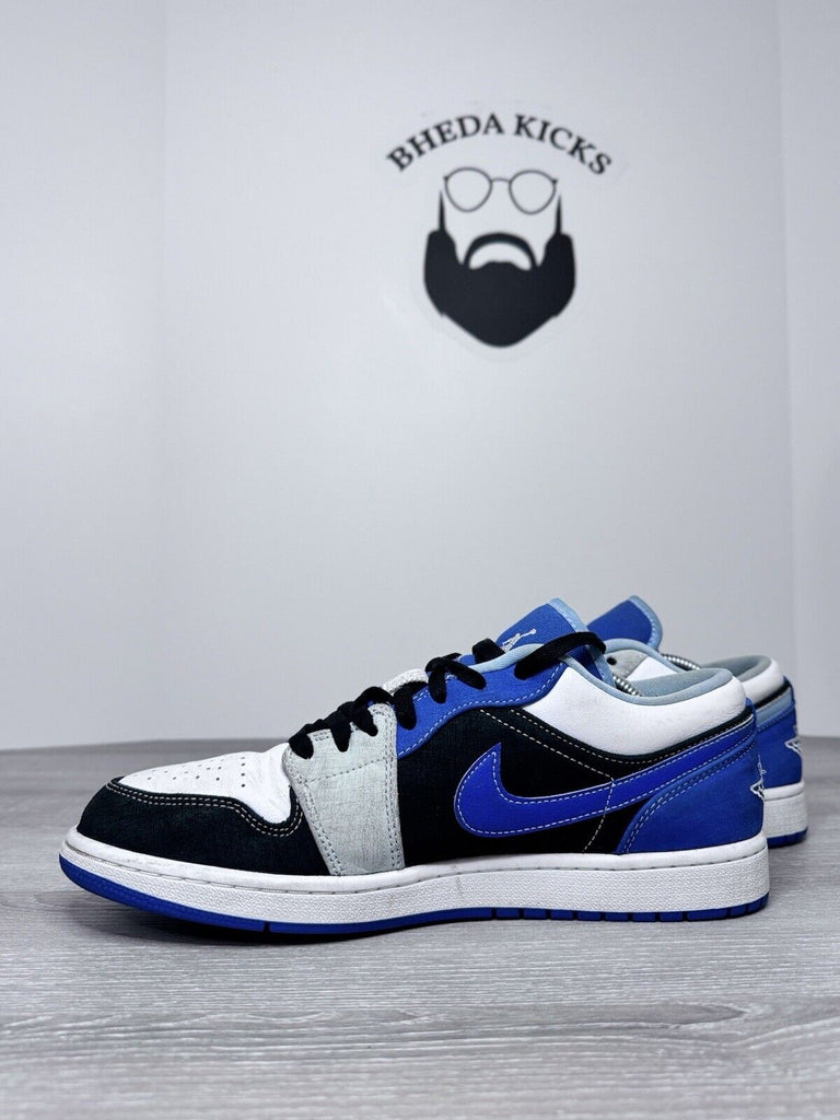 Size 11.5 - Air Jordan 1 SE Low Racer Blue Preowned Authentic DH0206-400