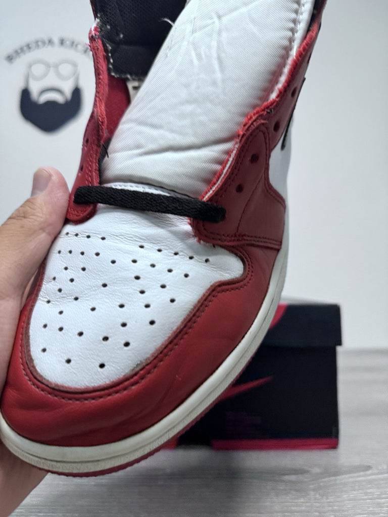 Size 12 - Air Jordan 1 Retro High OG "CHICAGO" 2015 555088-101 Preowned