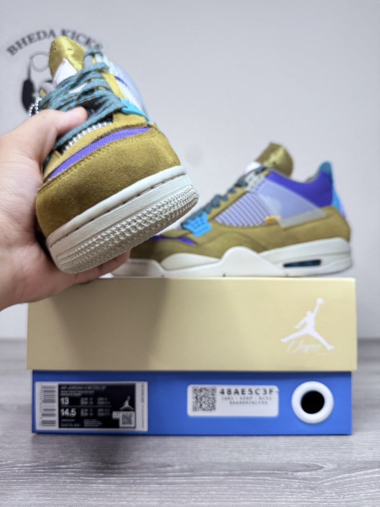 Size 13 - Air Jordan 4 Retro Union LA Desert Moss DJ5718-300 Preowned Authentic