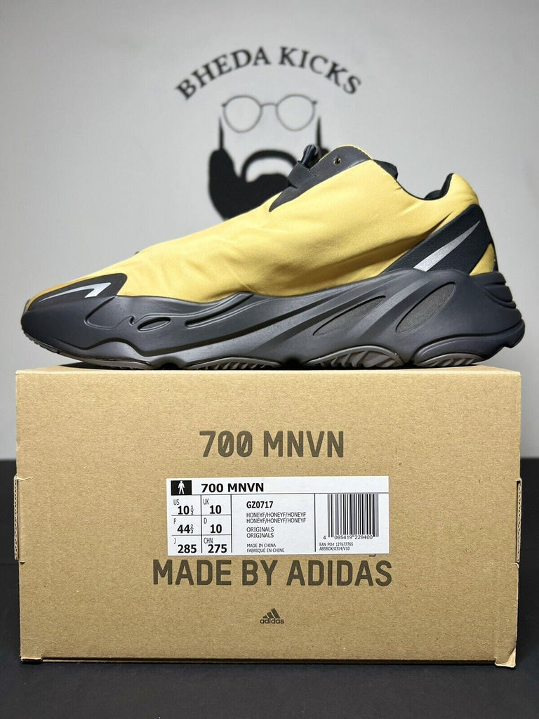 Adidas Yeezy Boost 700 MNVN Honey Flux Mens Size 10.5 GZ0717 Preowned Og Rare