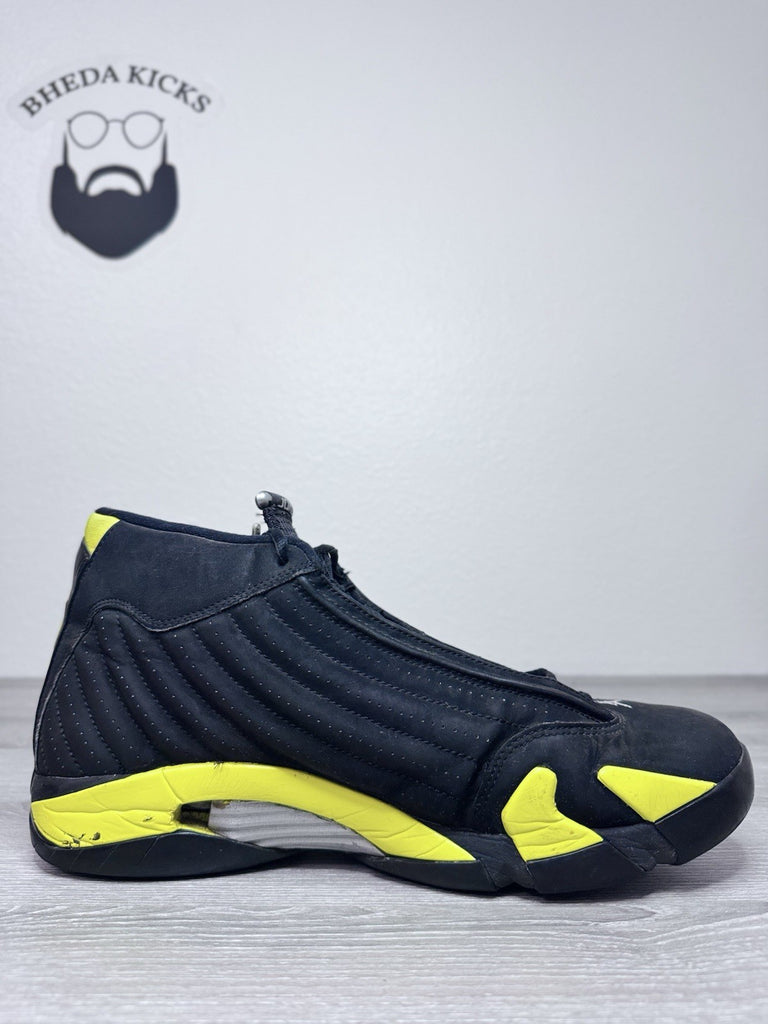 Size 13 - Air Jordan 14 Retro Thunder (487471-070) Preowned Authentic