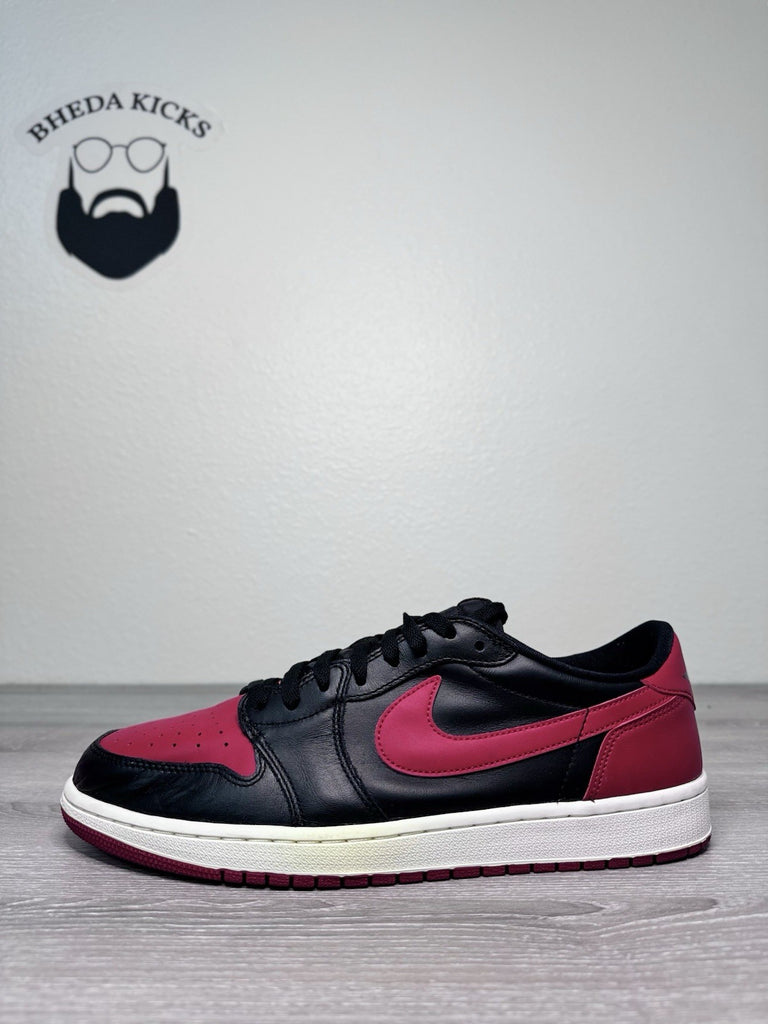 Size 12.5 - Air Jordan 1 Retro OG Low Bred Preowned 705329-001 Preowned