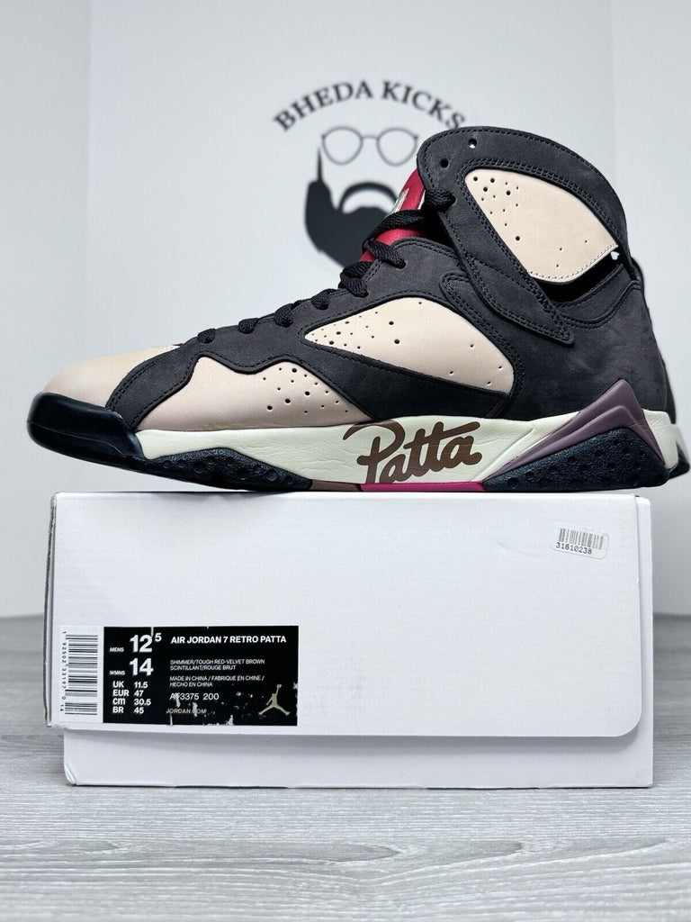 Size 12.5 - Patta x Air Jordan 7 Retro OG SP Shimmer (AT3375-200) Worn Once