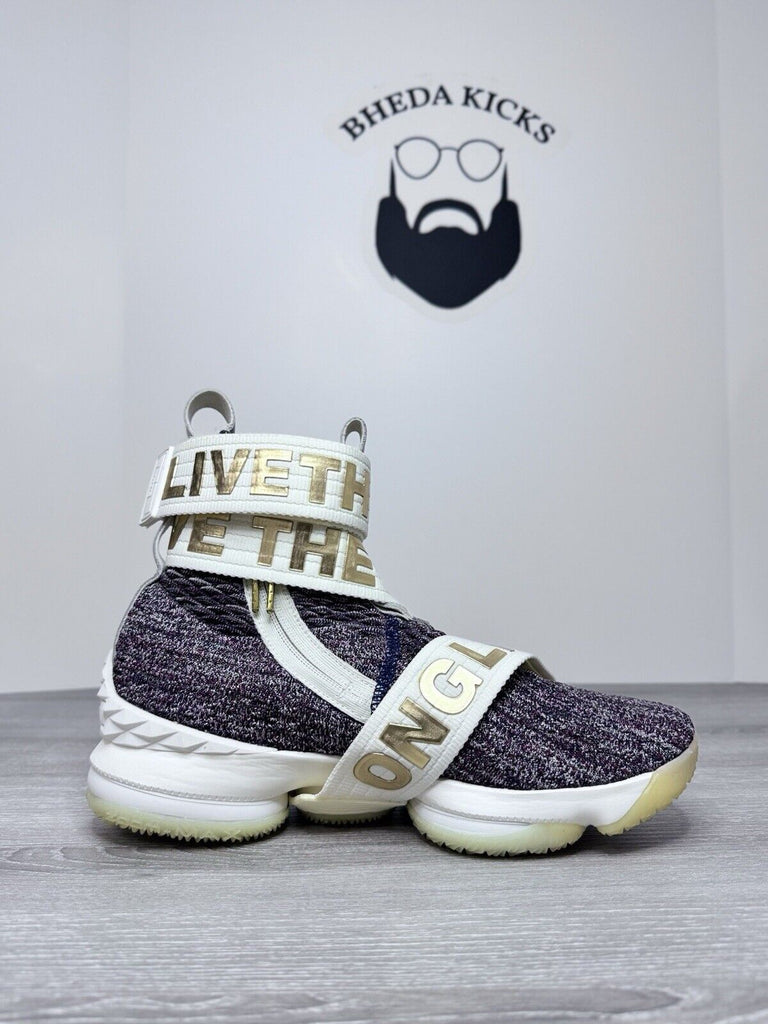 Size 8.5 - Nike LeBron 15 LIF Kith Stained Glass Long Live The King AO1068-900