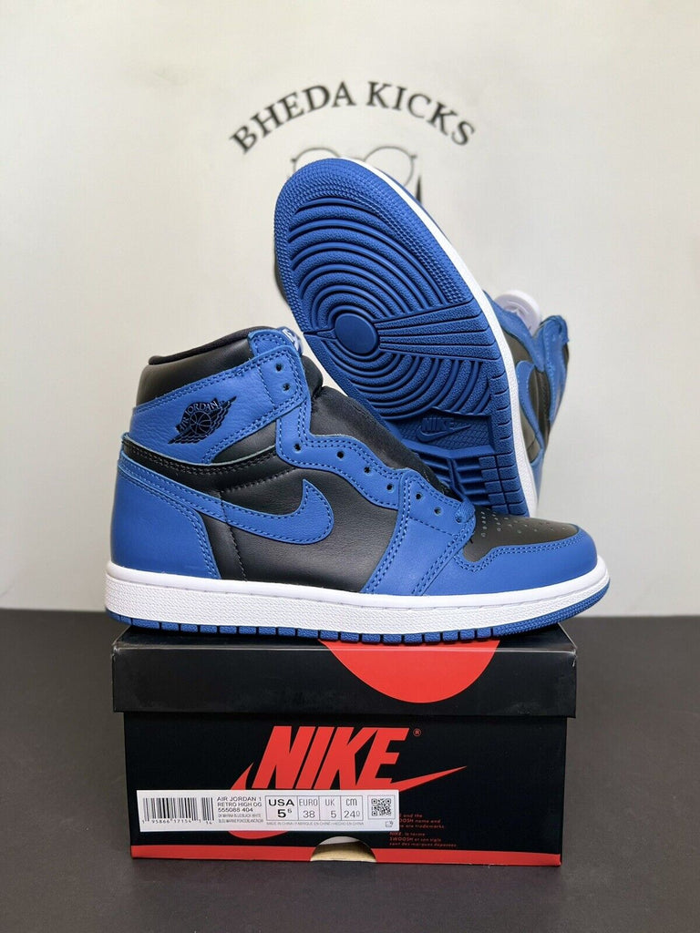 Nike Air Jordan 1 Retro High OG Size 5.5 MENS (555088-404) Dark Marina Blue Rare