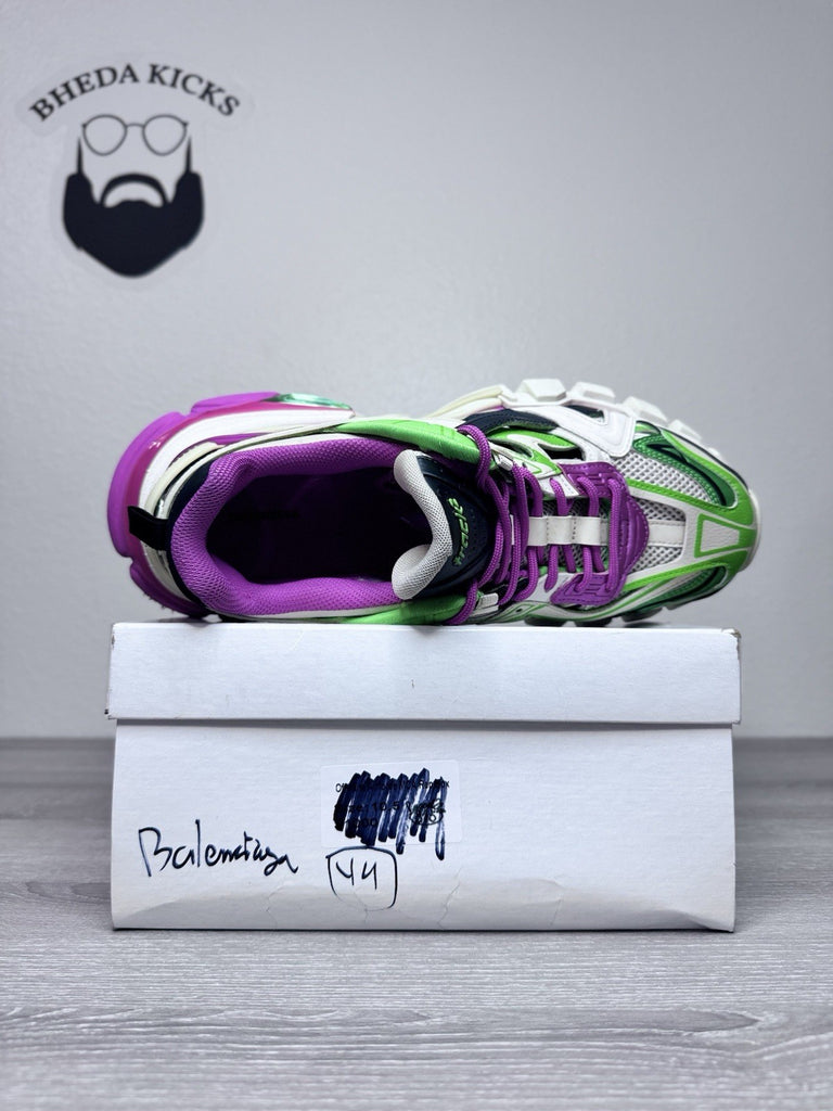 Size 44 EU/11 US  - Balenciaga Runner Sneaker Green Pink Beige Preowned