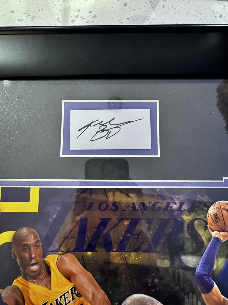 Framed Kobe Bryant Pictures Lakers Photo With Signature