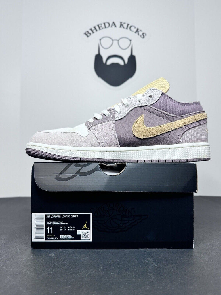 Nike Air Jordan 1 Low SE Craft Taupe Haze Shoes DN1635-200 Men's Size 11