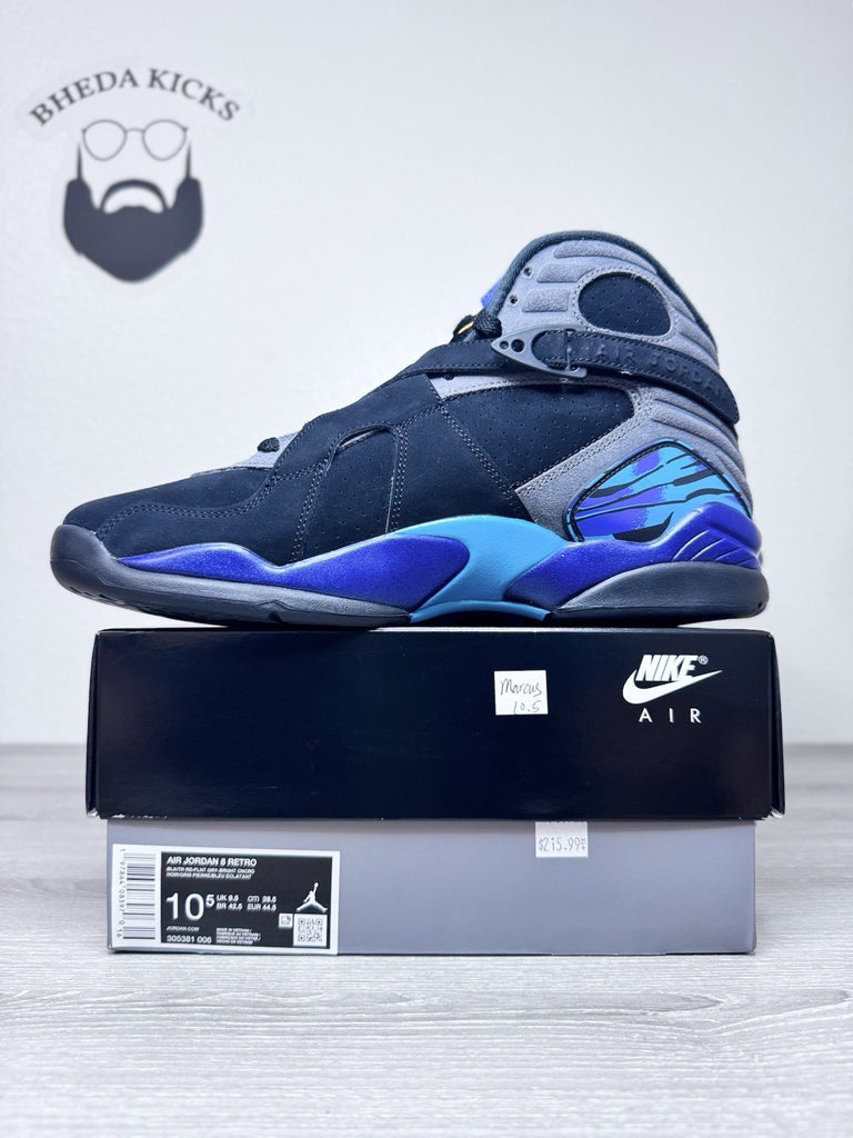 Size 10.5 - Air Jordan 8 Retro 2025 Aqua 305381-006 Authentic Brand New