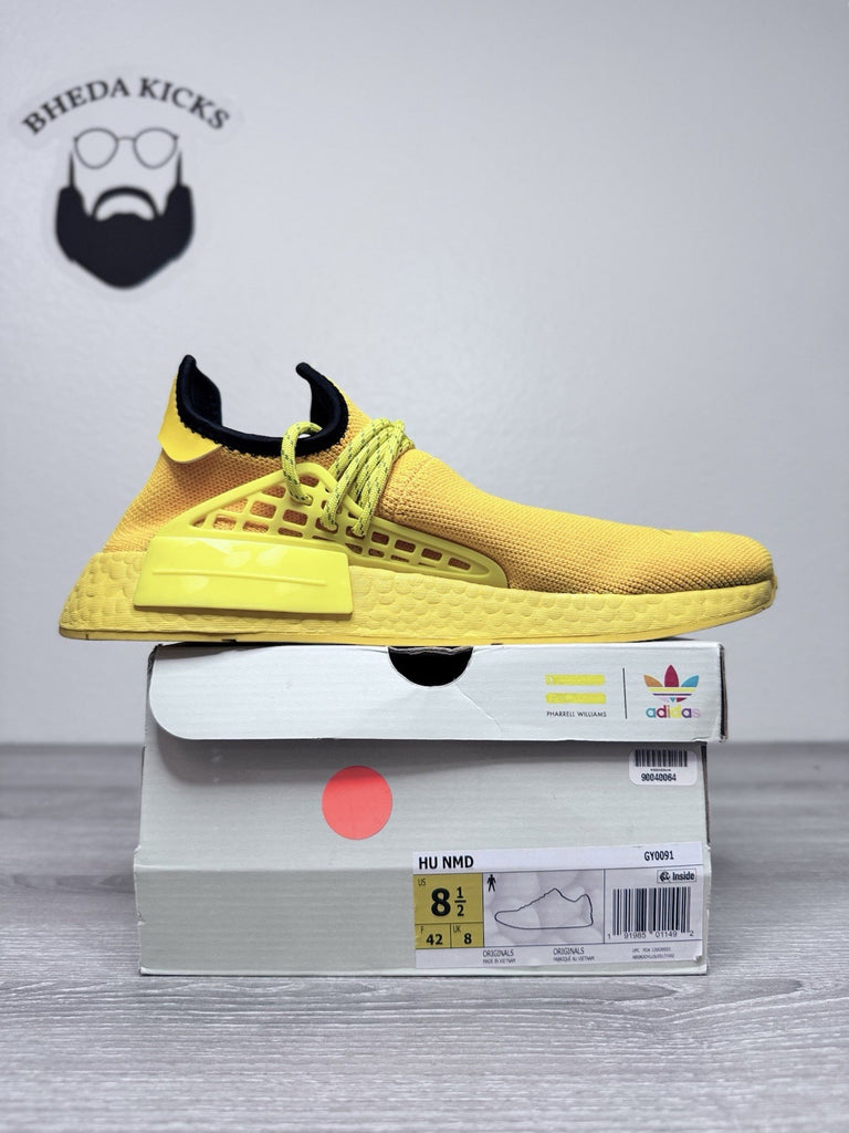 Size 8.5 - Adidas Pharrell x NMD Human Race Trail Blank Canvas World GY0091