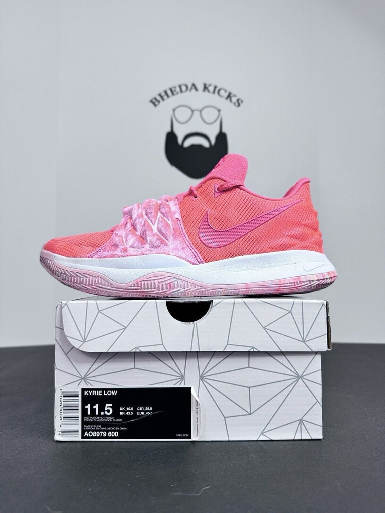 Nike Kyrie Low Hot Punch Pink Athletic Basketball Sneaker AO8979-600 Size 11.5