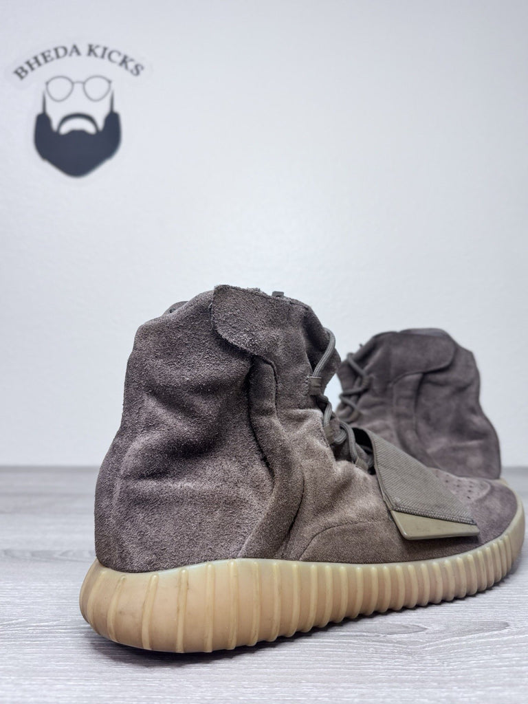Size 14 - Adidas Yeezy Boost 750 Chocolate 2016 BY2456 Authentic Rare Preowned