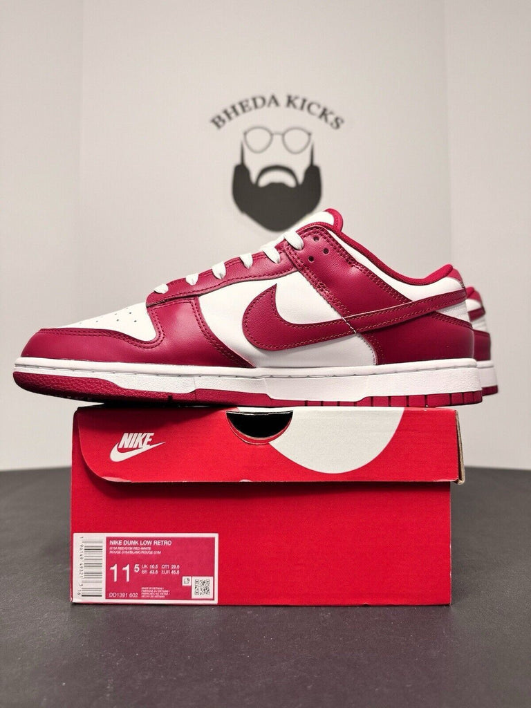 Nike Dunk Low USC DD1391-602 Preowned Authentic Red White Men's Size 11.5