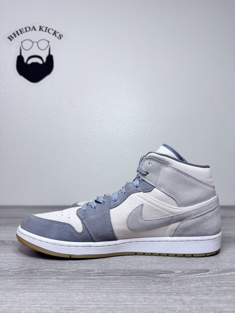 Size 15 - Nike Air Jordan 1 Mid SE Coconut Milk Particle Gray DN4281-100