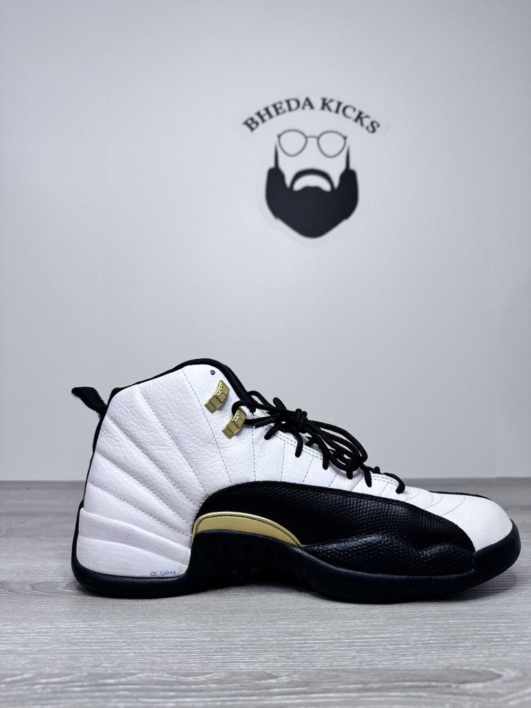 Size 11.5 - Nike Air Jordan 12 Royalty Taxi Men’s White Black Gold OG СТ8013-170