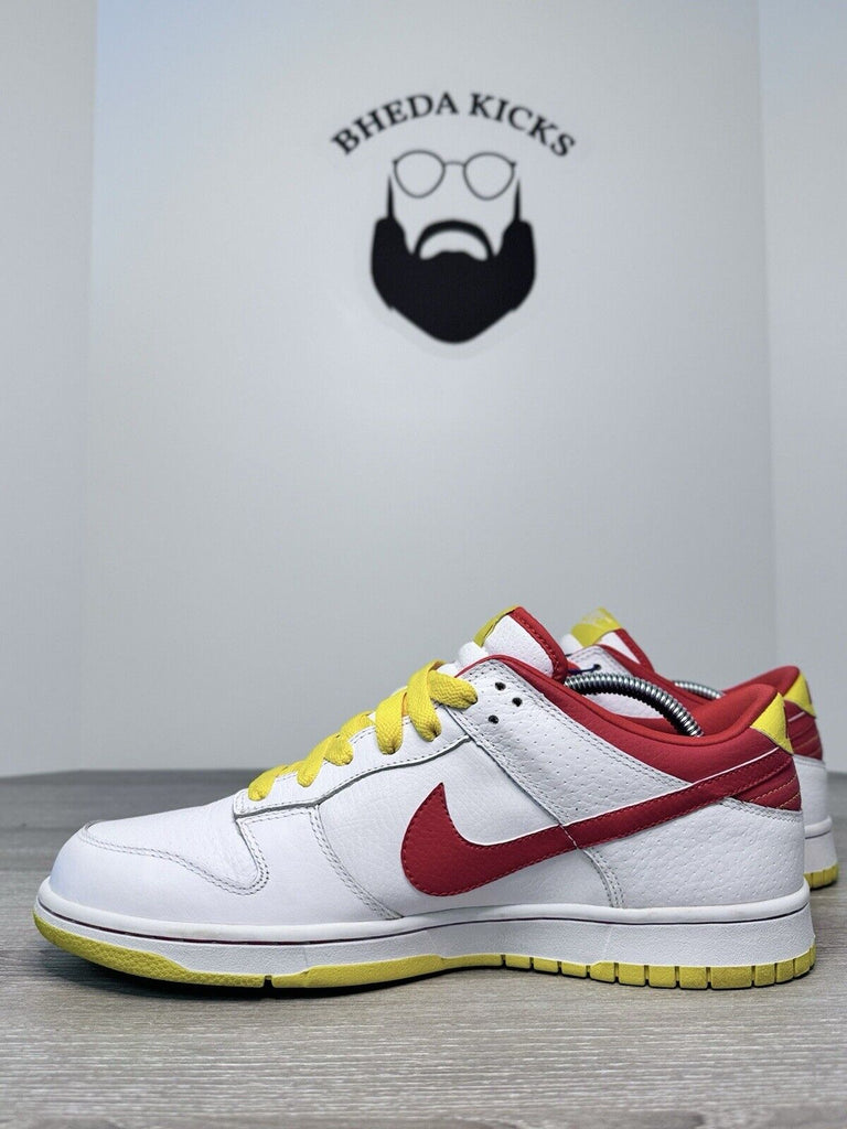 Size 10.5 - Nike Low DUNK White Ronald McDonald Red/Yellow 330938-161 Rare 2008