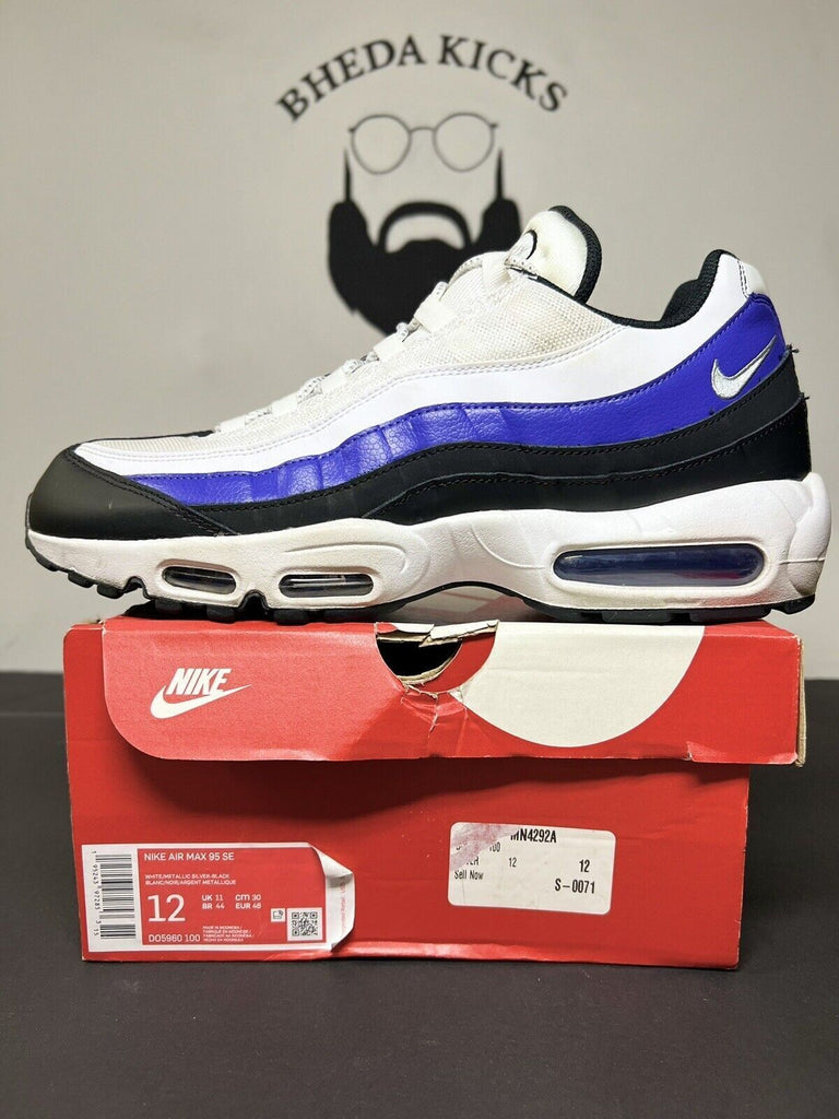 Nike Air Max 95 SE 'Persian Violet' Men's Size 12 [DO5960-100] Preowned Og Rare