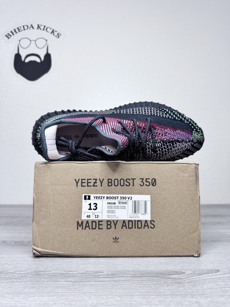 Size 13 - adidas Yeezy Boost 350 V2 Yecheil Non-Reflective FW5190 NEW DS