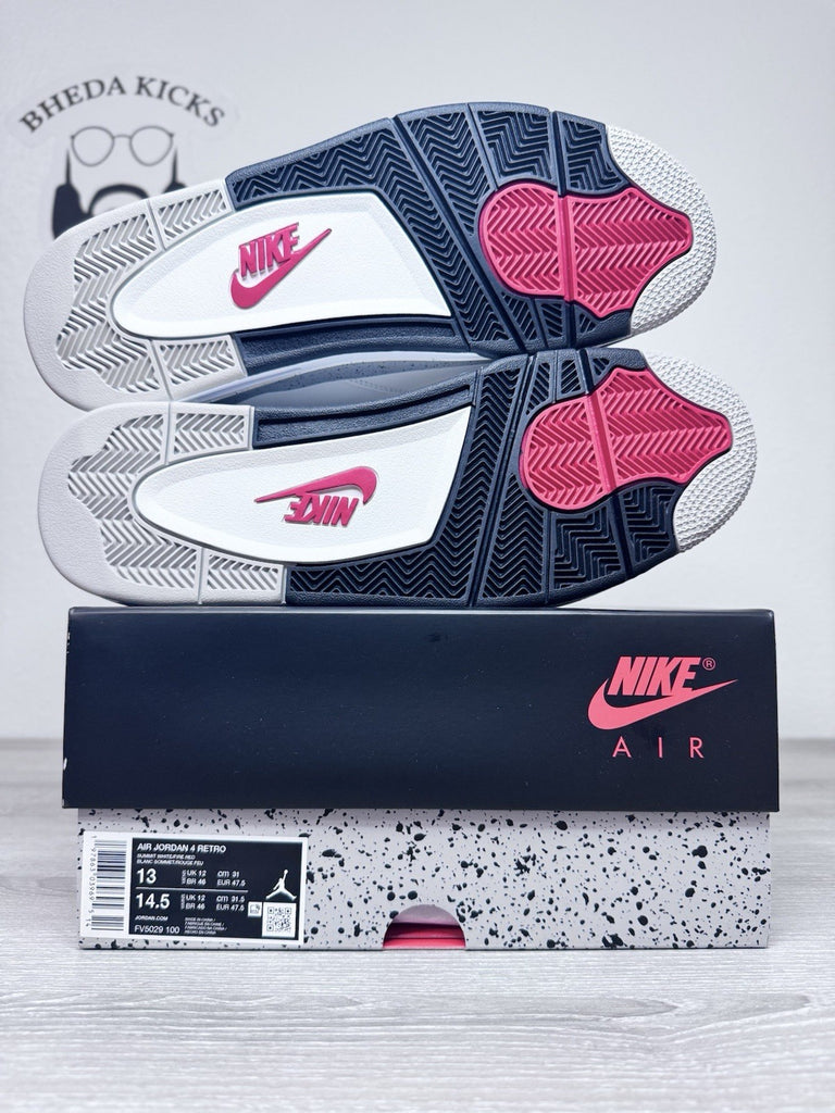 Size 13 - Nike Air Jordan 4 Retro White Cement 2025 FV5029-100 Brand New