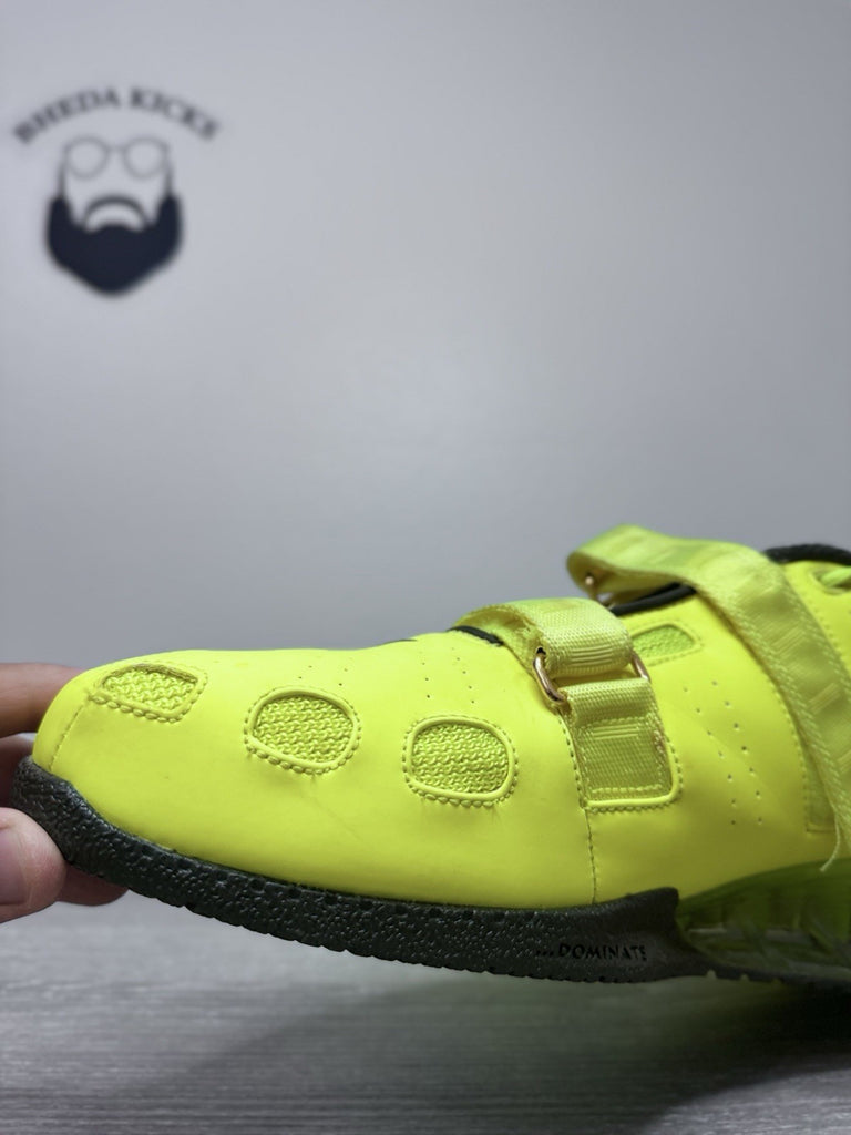 Size 15- Nike Romaleos 2 Volt 476927-700 Preowned Authentic Rare Shoes