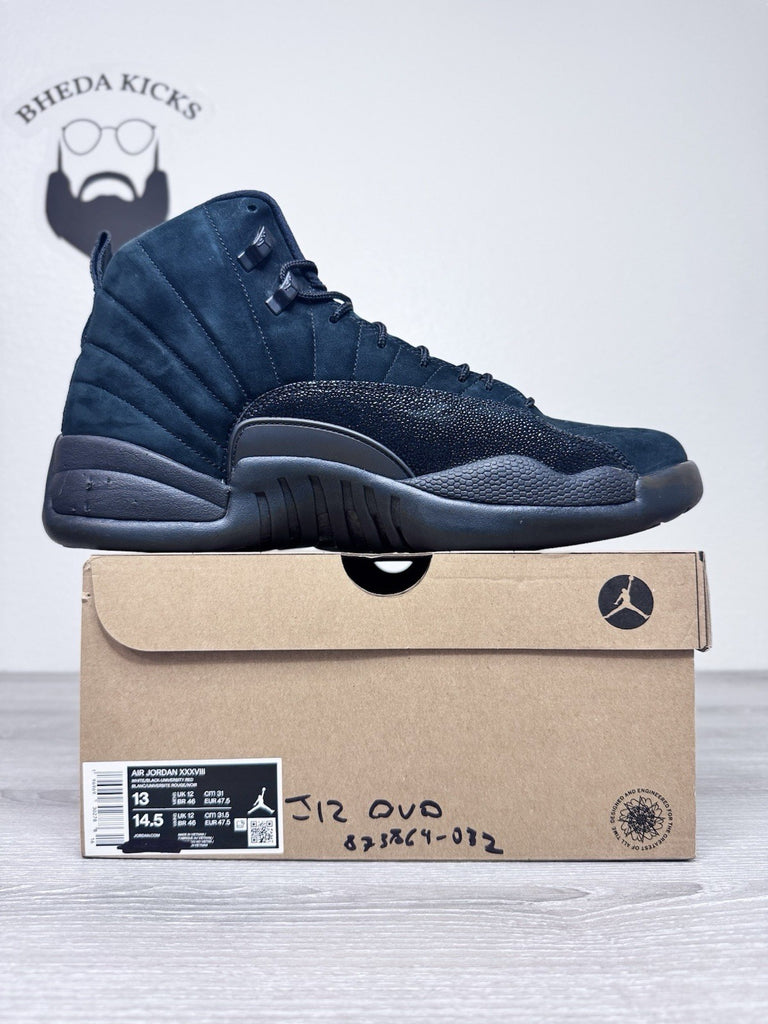 Size 13 - Nike Air Jordan 12 XII Retro OVO Black 873864-032 Drake Preowned