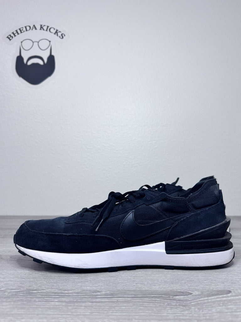 Size 15 - Nike Waffle One DA7995-001 Sneakers Black White Athletic Running Shoes