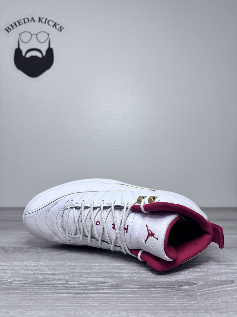 Size 11.5 - Nike Air Jordan 12 XII Retro FIBA White Red 130690-107 Men's