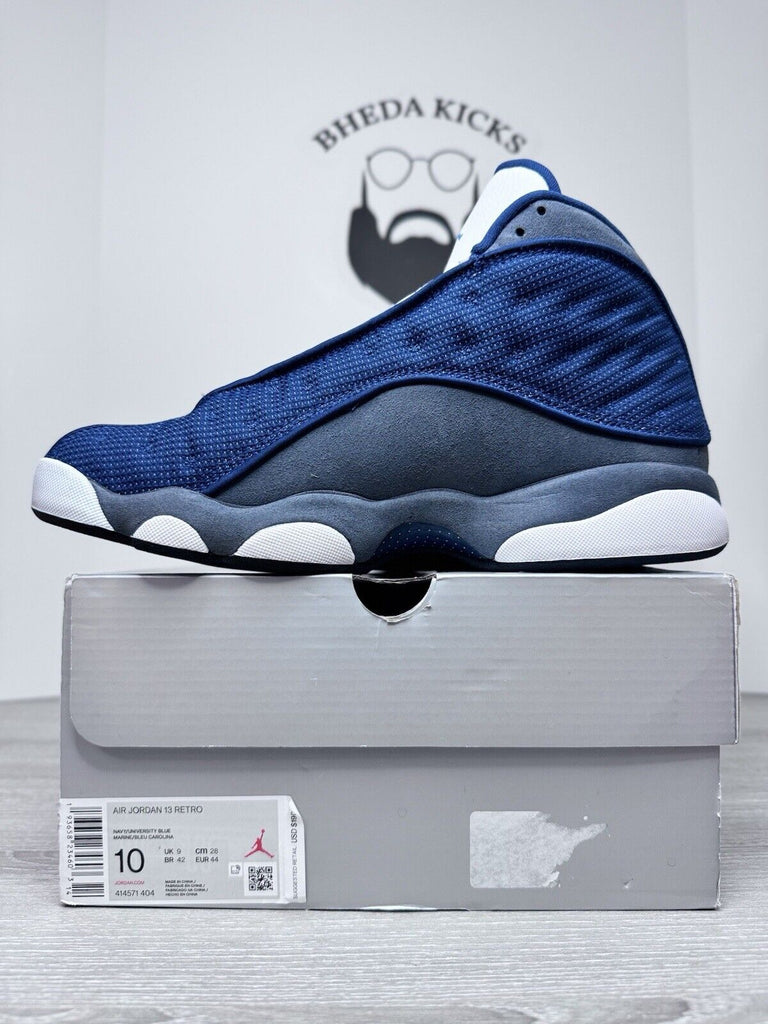 Size 10 - Air Jordan 13 Retro Flint 2020 414571-404 Blue Gray Preowned