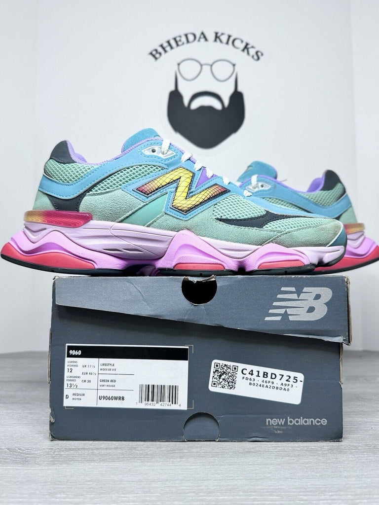 Size 12 - New Balance 9060 Warped Multicolor U9060WRB Preowned Og Rare