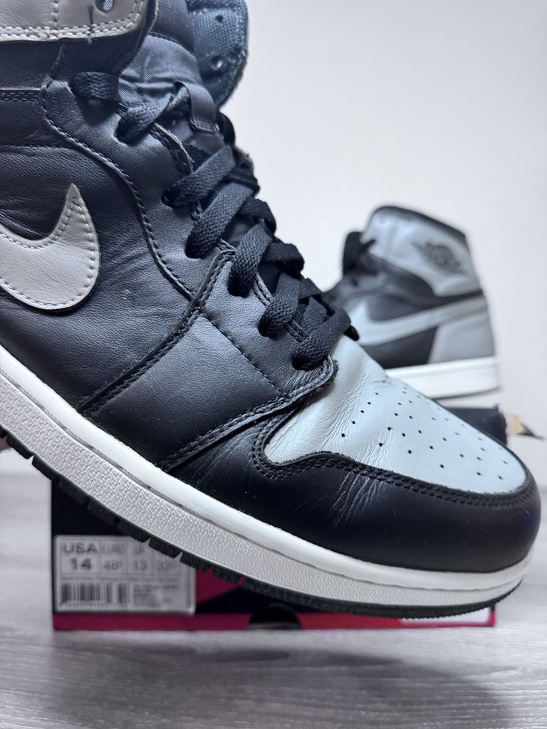 Size 14 - Air Jordan 1 Retro OG 2013 High Shadow 555088-014 Preowned Authentic