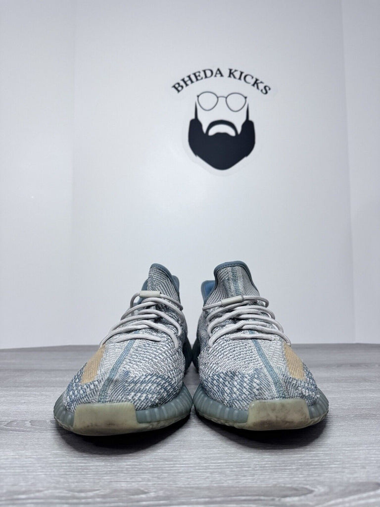 Size 14.5 - adidas Yeezy Boost 350 V2 Low Israfil Grey Blue (FZ5421) Preowned