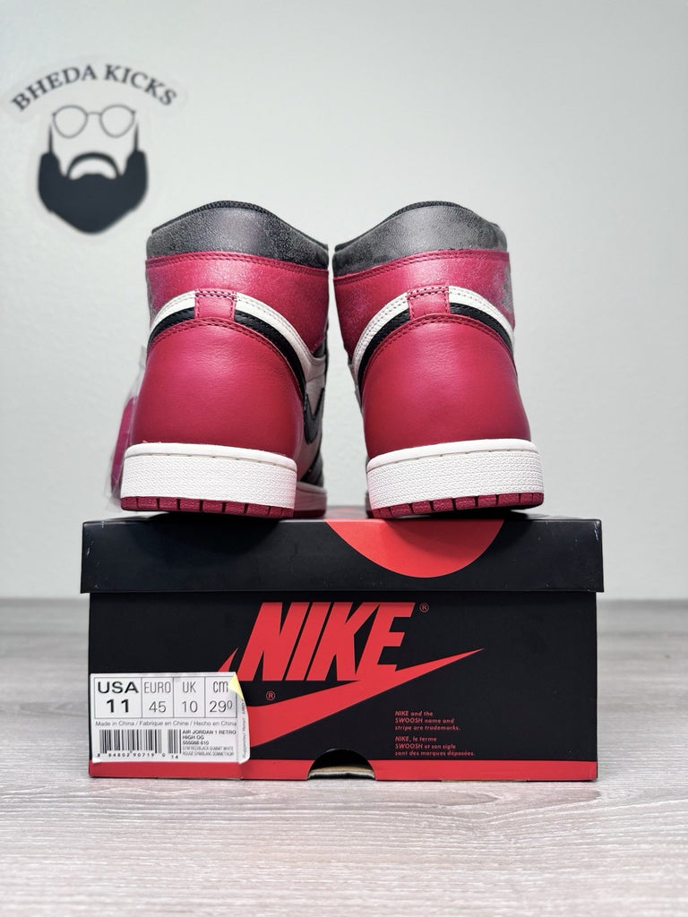 Size 11 - Jordan 1 Retro OG High Bred Toe 555088-610 2018 NEW DS